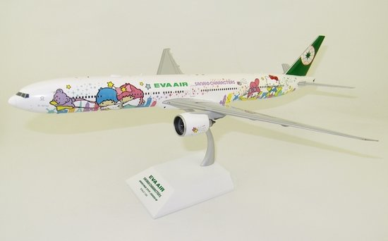 Boeing 777-300ER EVA Air Sanrio Characters Livery with stand